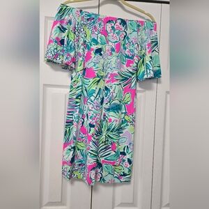 Floral Tropical Print Dress